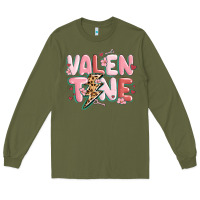 Army Green valentine Long Sleeve Tee - MaliasSmallBusiness