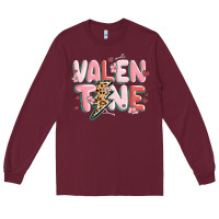 Burgundy valentine Long Sleeve Tee - MaliasSmallBusiness