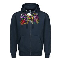Cma Certified Medical Assistant Mardi Gras Zipper Hoodie | Teevron