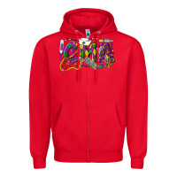 Red CMA Certified Medical Assistant Mardi Gras Zipper Hoodie - LillyAllenDesigns