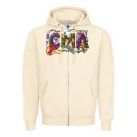 Sandshell CMA Certified Medical Assistant Mardi Gras Zipper Hoodie - LillyAllenDesigns