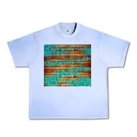 Grape Ice turquoise  leather and wooden pattern tumbler Urban Heavy Tee - Jasminsmagicworld