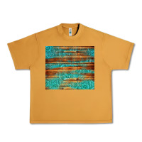 Peanut Butter turquoise  leather and wooden pattern tumbler Urban Heavy Tee - Jasminsmagicworld