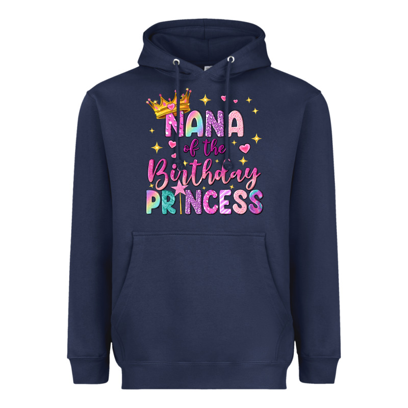 Nana Of The Birthday Princess Heavyweight Hoodie by NancyCooperArtShop | Teevron