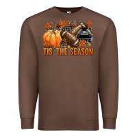 Chestnut Tis' the season Football black helmet Premium Sweatshirt - NancyCooperArtShop