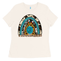 Bone rainbow sunflower gemstone Ladies Tee - RanaPortraitStore