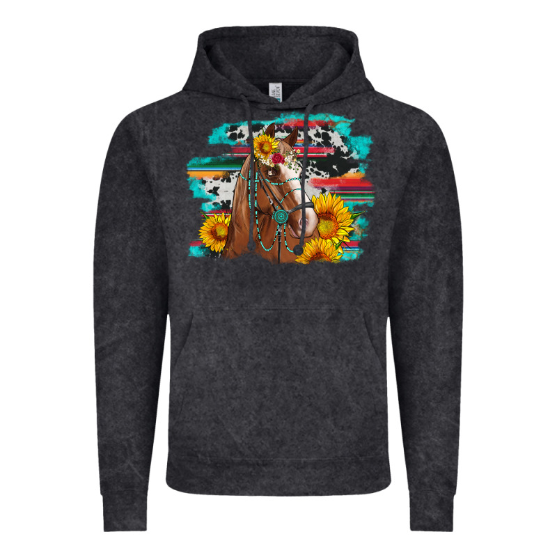 Horse With Sunflowers Vintage Hoodie by Artiststas | Teevron