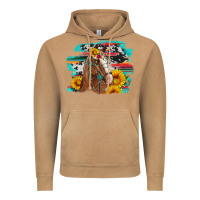 Vintage Camel horse with sunflowers Vintage Hoodie - Artiststas
