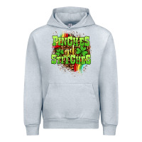 Heather Grey St. Patrick's Day Pinches get stitches Urban Hoodie - OliviaCreatesArt