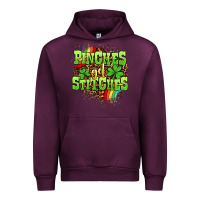 Mauve Wine St. Patrick's Day Pinches get stitches Urban Hoodie - OliviaCreatesArt