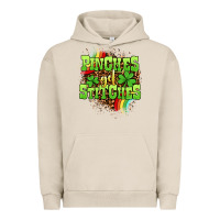 Pigment French Oak St. Patrick's Day Pinches get stitches Urban Hoodie - OliviaCreatesArt