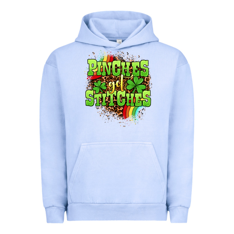 St. Patrick's Day Pinches Get Stitches Urban Hoodie by OliviaCreatesArt | Teevron