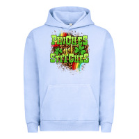 Pigment Grape Ice St. Patrick's Day Pinches get stitches Urban Hoodie - OliviaCreatesArt