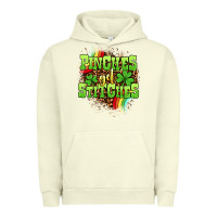 Pigment Pistachio St. Patrick's Day Pinches get stitches Urban Hoodie - OliviaCreatesArt