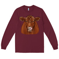 Red Angus Long Sleeve Tee | Teevron