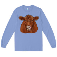 Colony Blue red angus Long Sleeve Tee - JahusDesignShop