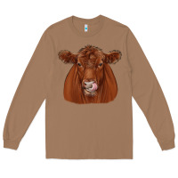 Toasted Coconut red angus Long Sleeve Tee - JahusDesignShop