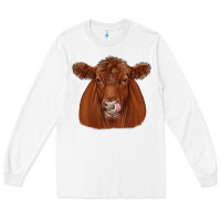 White red angus Long Sleeve Tee - JahusDesignShop