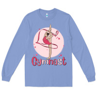 Colony Blue gymnast Long Sleeve Tee - MaliasSmallBusiness