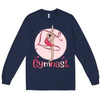 Navy gymnast Long Sleeve Tee - MaliasSmallBusiness