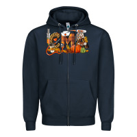 Navy Fall CMA Certified Medical Assistant Zipper Hoodie - LillyAllenDesigns