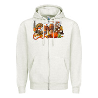 Oatmeal Heather Fall CMA Certified Medical Assistant Zipper Hoodie - LillyAllenDesigns