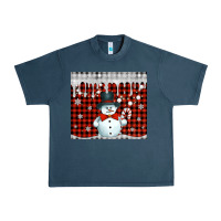 Midnight Navy christmas snowman tumbler Urban Heavy Tee - Jasminsmagicworld