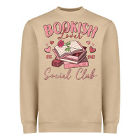 Mushroom bookish lover social club Heavyweight Sweatshirt - MaliasSmallBusiness