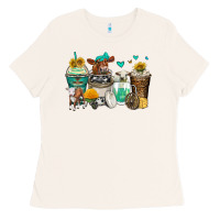 Bone cows coffee cups Ladies Tee - Zillion Design Studio