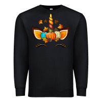 Black Unicorn Fall Premium Sweatshirt - texasbilliewilder