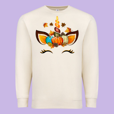 Unicorn Fall Premium Sweatshirt Designed By Texasbilliewilder