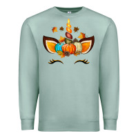 Seafoam Unicorn Fall Premium Sweatshirt - texasbilliewilder