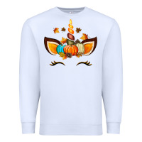 White Unicorn Fall Premium Sweatshirt - texasbilliewilder