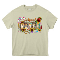 Mossy school nurse Heavy Core Tee - CowhideDigitalArt