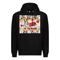 Black tis' the season with cowhide tumbler tbs Premium Hoodie - TumblerDesignByShophia