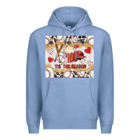 Colony Blue tis' the season with cowhide tumbler tbs Premium Hoodie - TumblerDesignByShophia