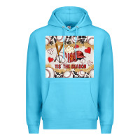 Ocean Blue tis' the season with cowhide tumbler tbs Premium Hoodie - TumblerDesignByShophia