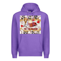 Purple tis' the season with cowhide tumbler tbs Premium Hoodie - TumblerDesignByShophia
