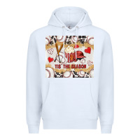 White tis' the season with cowhide tumbler tbs Premium Hoodie - TumblerDesignByShophia