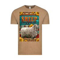 Vintage Coffee Western Sheep Happens Sunflowers Vintage Tee - LillyAllenDesigns
