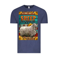 Vintage Denim Western Sheep Happens Sunflowers Vintage Tee - LillyAllenDesigns