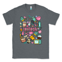 Charcoal Heather can't talk right now doing mama stay at home stuff Classic Tee - MaliasSmallBusiness