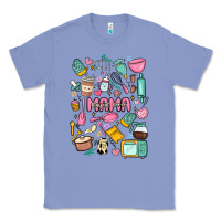 Colony Blue can't talk right now doing mama stay at home stuff Classic Tee - MaliasSmallBusiness