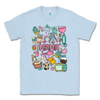 Dusty Blue can't talk right now doing mama stay at home stuff Classic Tee - MaliasSmallBusiness