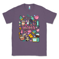 Lavender can't talk right now doing mama stay at home stuff Classic Tee - MaliasSmallBusiness