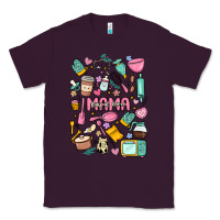 Plum can't talk right now doing mama stay at home stuff Classic Tee - MaliasSmallBusiness