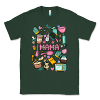 Sports Green can't talk right now doing mama stay at home stuff Classic Tee - MaliasSmallBusiness