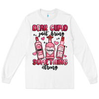 White dear cupid just bring something strong Long Sleeve Tee - MaliasSmallBusiness