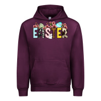 Mauve Wine Western Easter Urban Hoodie - OliviaCreatesArt
