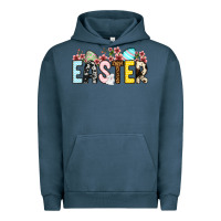 Pigment Midnight Navy Western Easter Urban Hoodie - OliviaCreatesArt